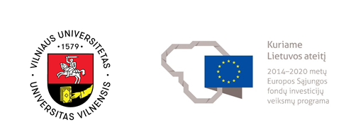 VU logotipas ir ES fondų investicijų veiksmų programa