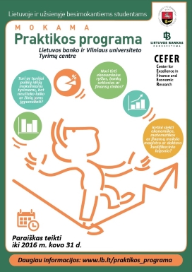 SEB praktika zaismingas